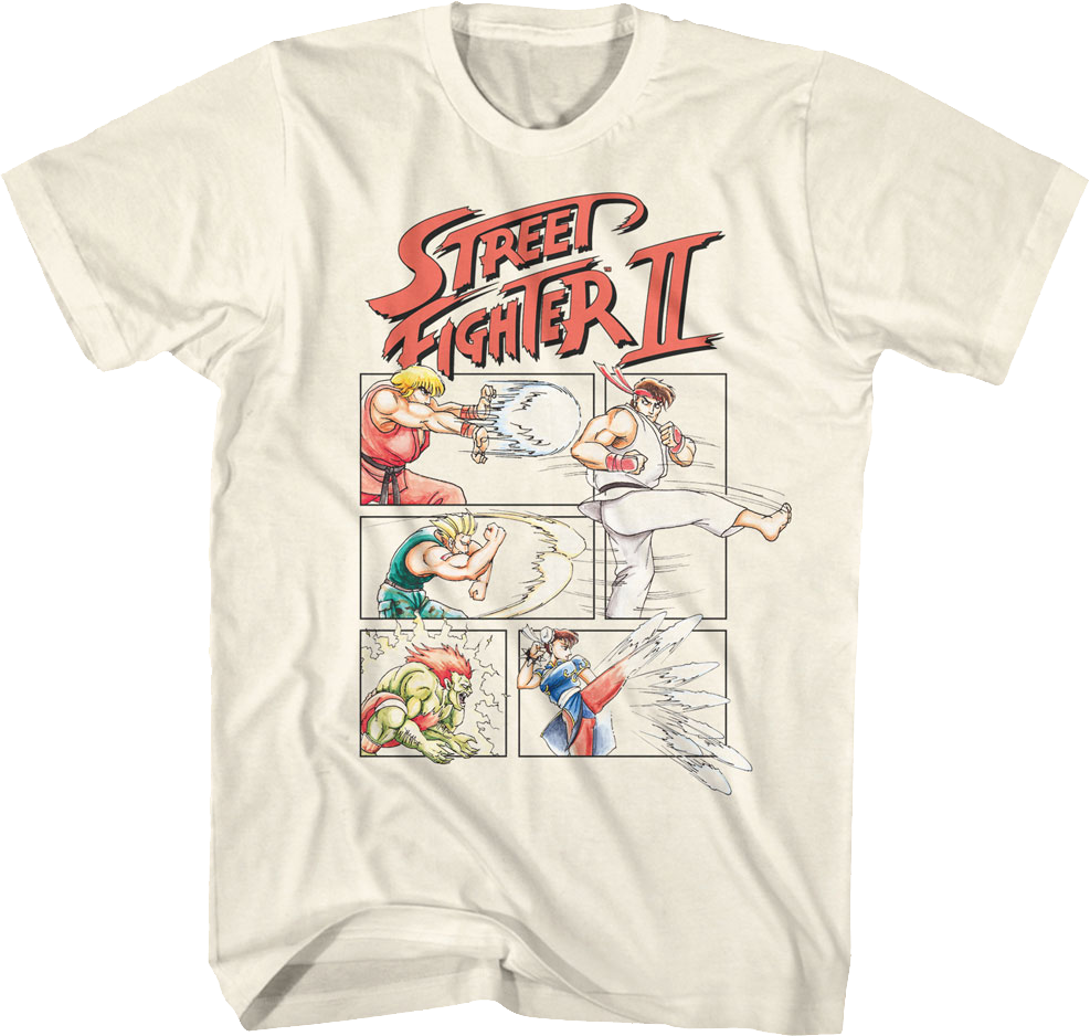 Action Panels Street Fighter II T-Shirt product image 1