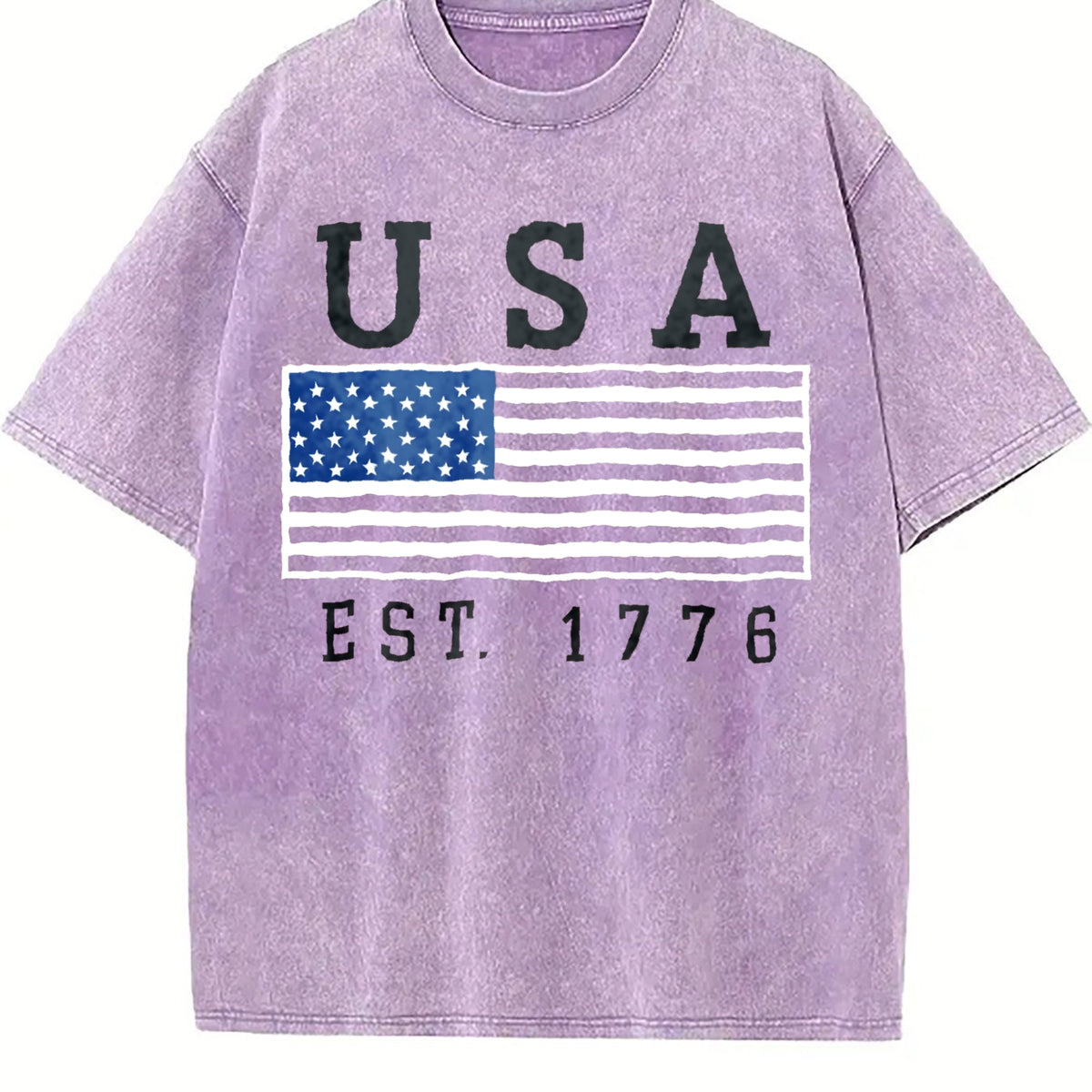 USA Flag Vintage Washed T-Shirt product image 6