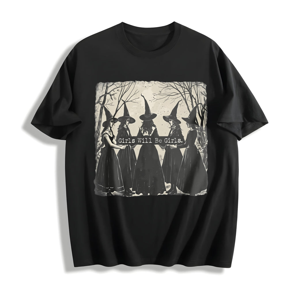 Girls Will Be Witch Cotton T-Shirt product image 1