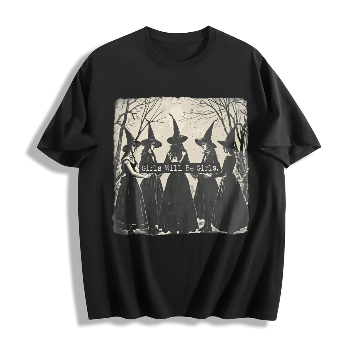 Girls Will Be Witch Cotton T-Shirt product image 1