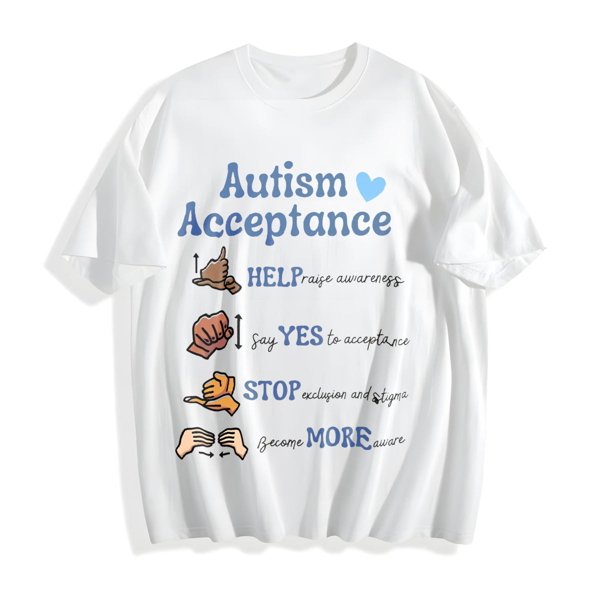Autism Aware Cotton T-Shirt product image 2