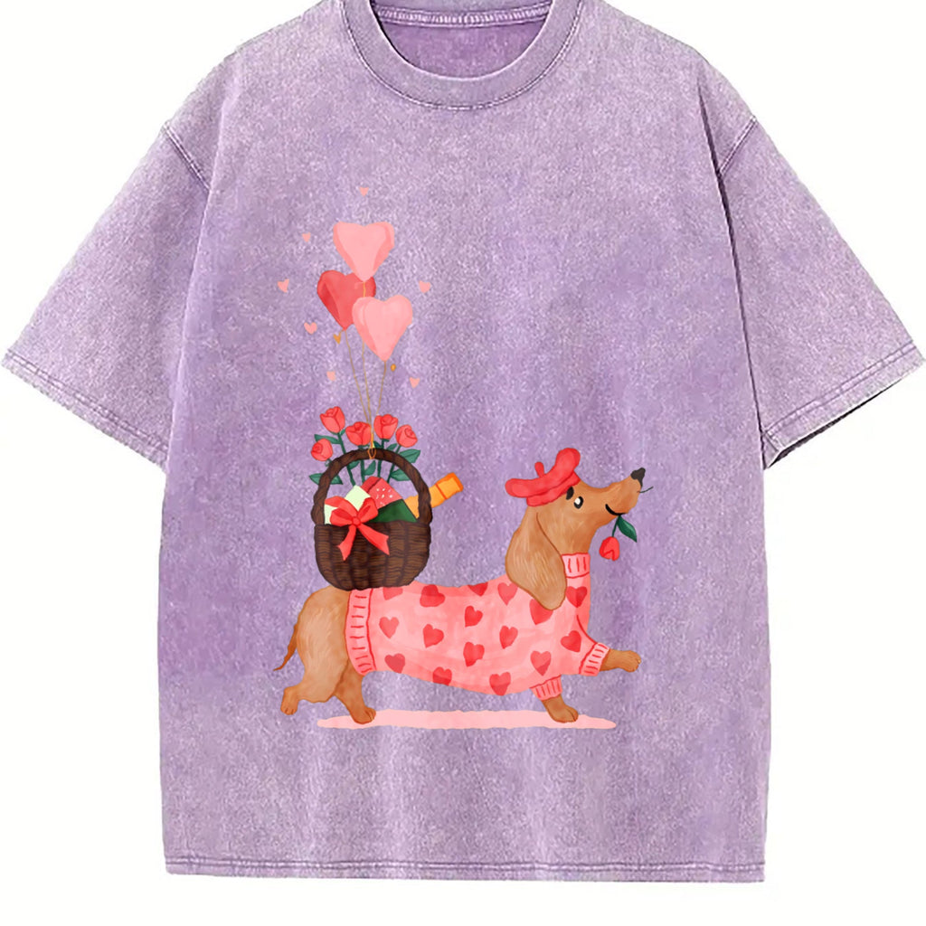 Valentine's Day Vintage Washed T-Shirt product image 6