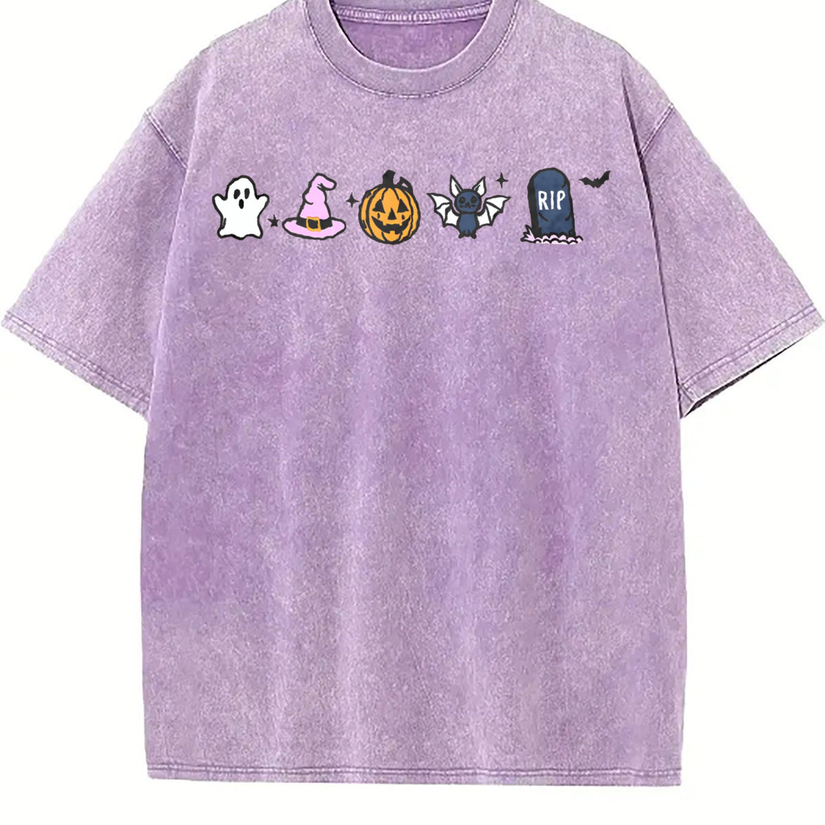 Halloween Icons Vintage Washed T-Shirt product image 6