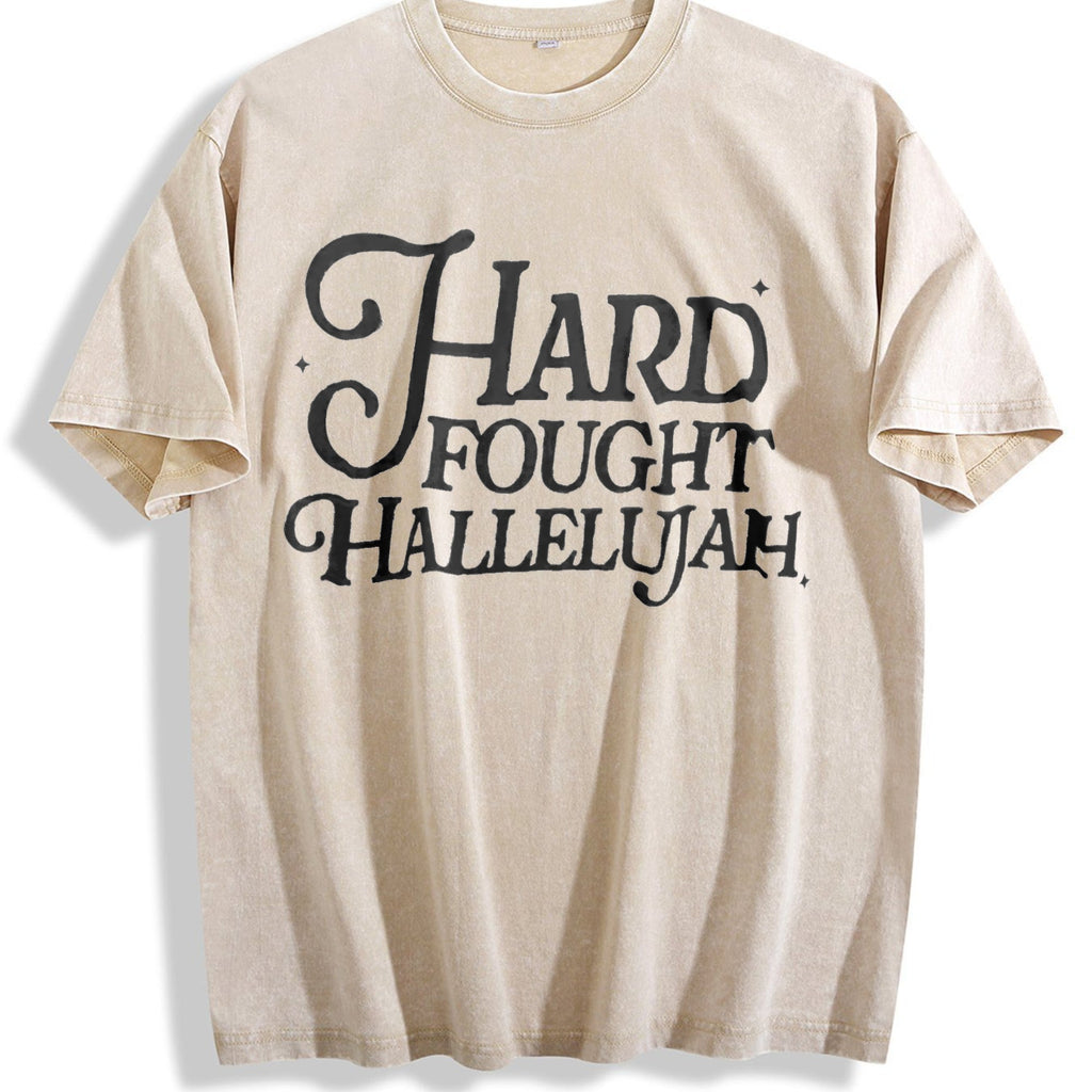 Hard Fought Hallelujah Vintage Washed T-Shirt product image 1