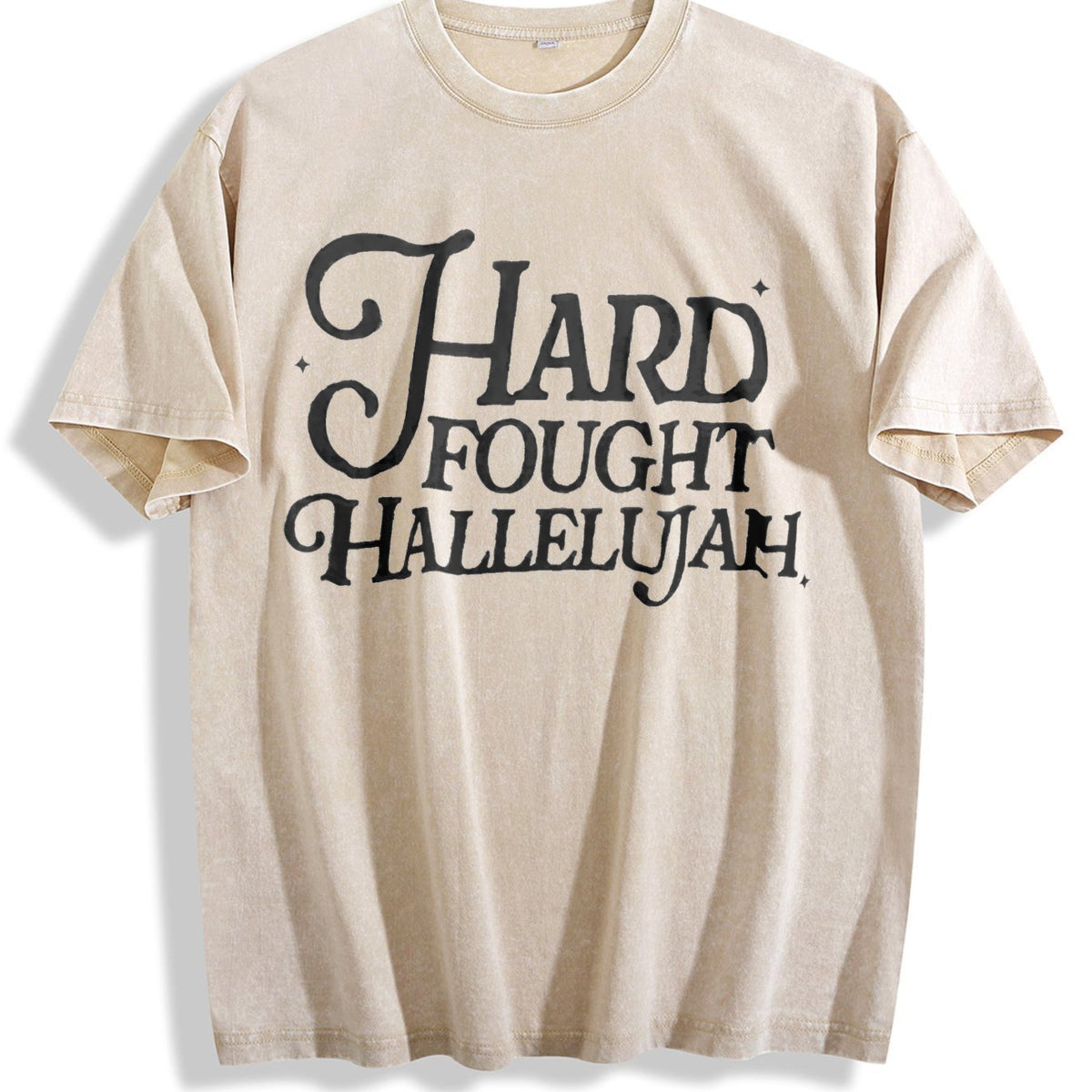 Hard Fought Hallelujah Vintage Washed T-Shirt product image 1