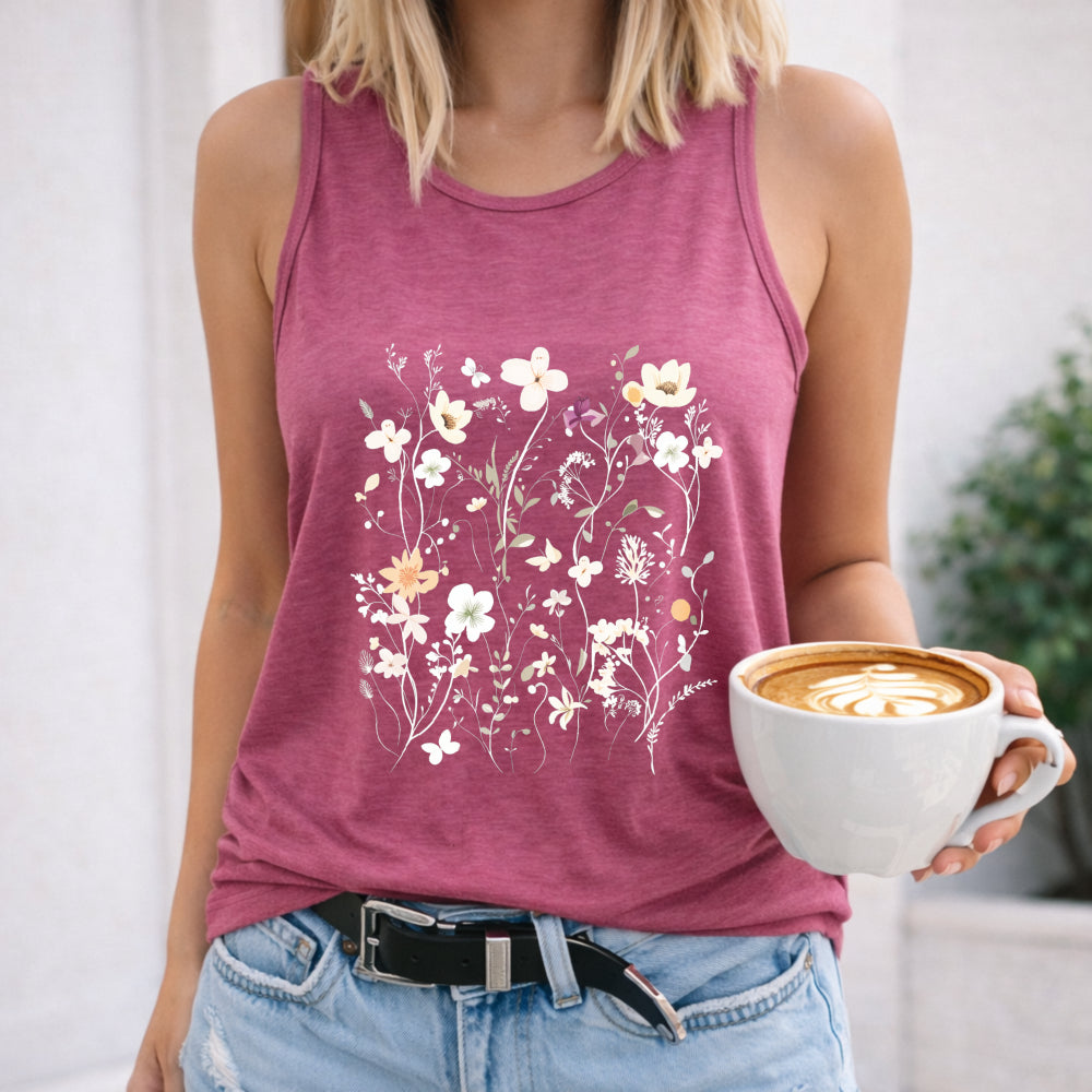 Wildflower Garden Women's Tank Top