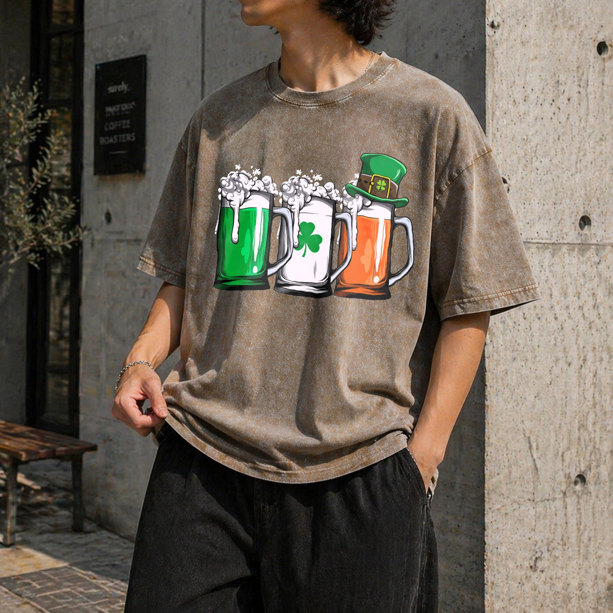 Irish Beer Ireland Flag St Patricks Day Leprechaun Vintage product image 3