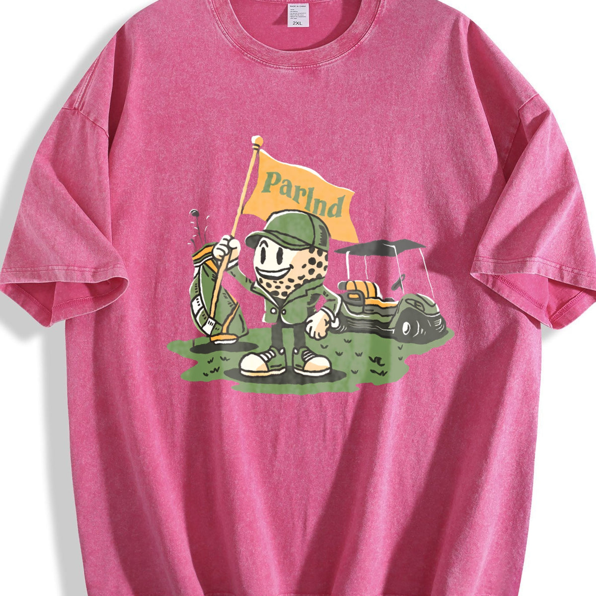 Parlnd Golf Cartoon Character - With Logo Vintage Washed product image 7