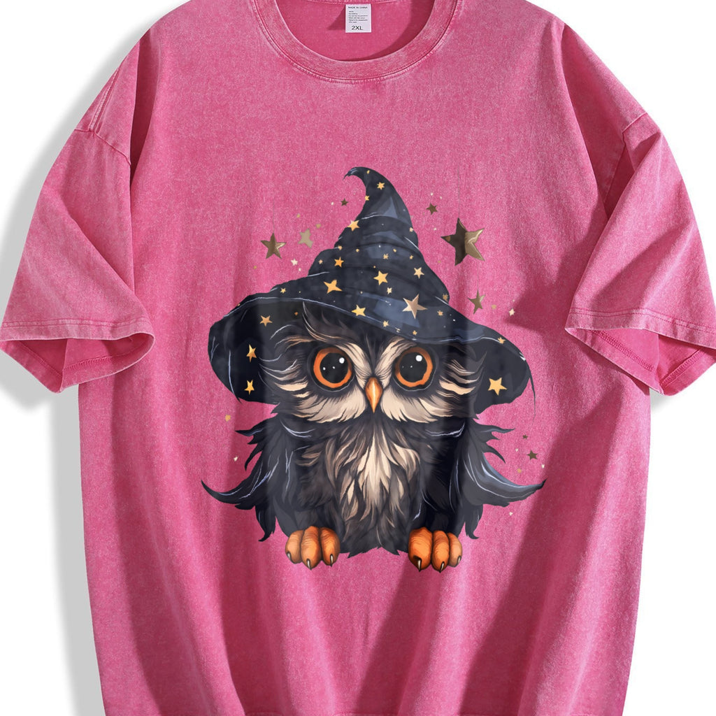 Autumn A Cartoon- Owl From The Early Days Vintage Washed product image 7
