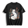 Luokeren Floral Fox - -inspired Cotton T-Shirt product image 1