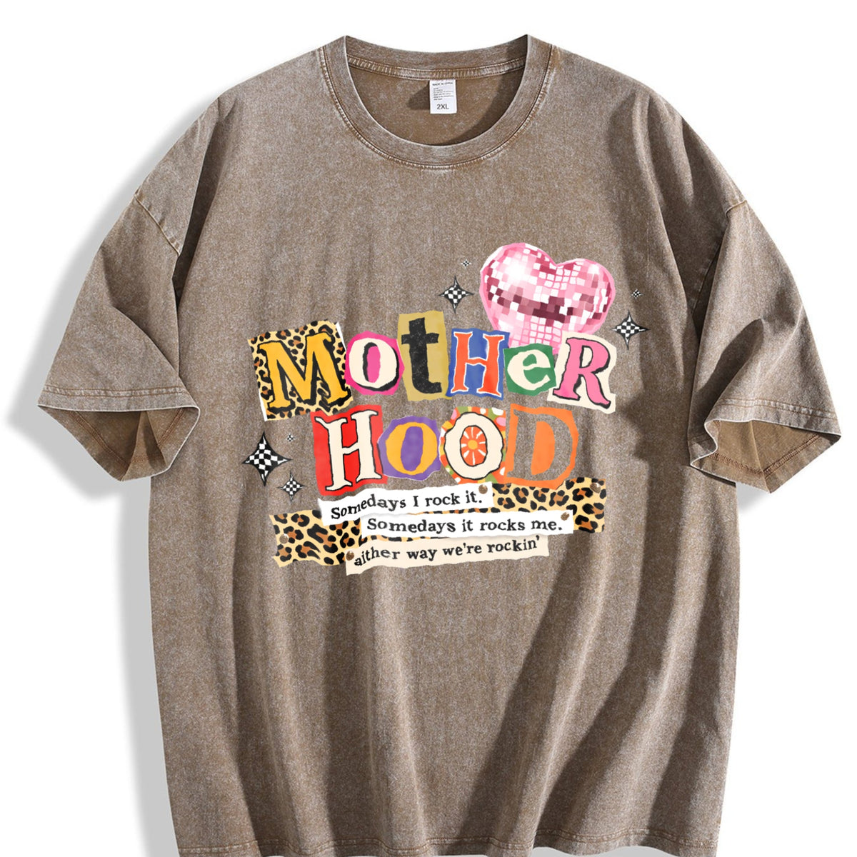 Mom's Motherhood Vintage Washed T-Shirt product image 3