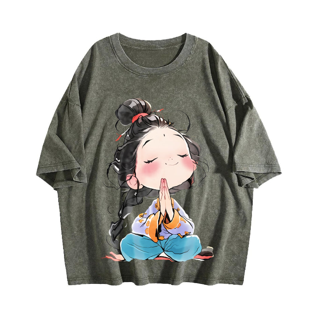 Compatible Vintage Washed T-Shirt product image 4