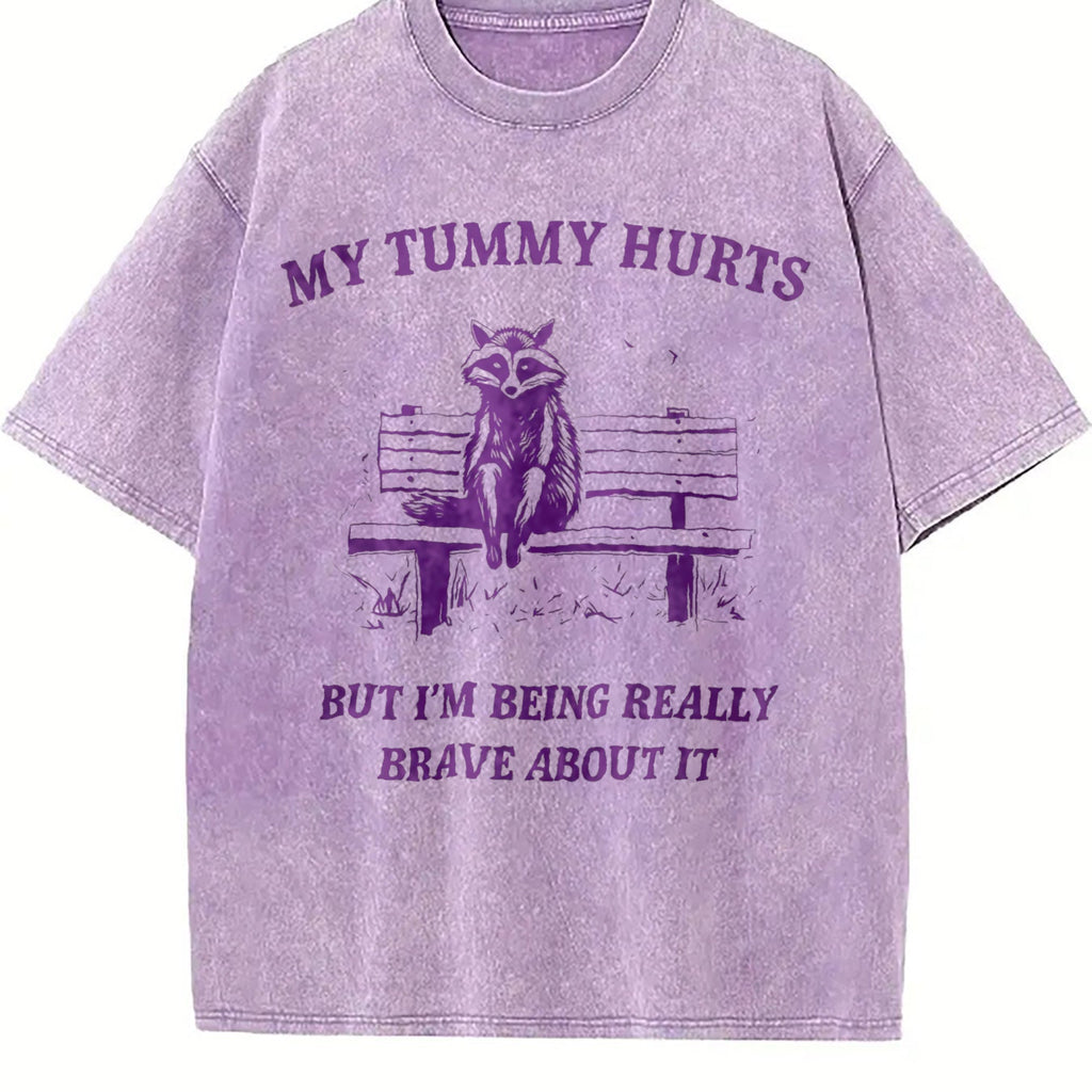 My Tummy Hurts Vintage Washed T-Shirt product image 6