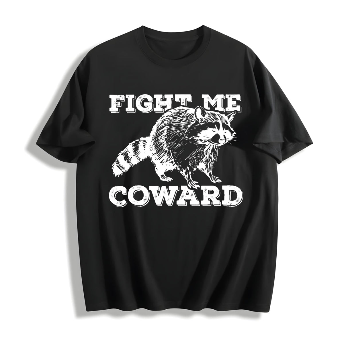 Funny Raccoon Cotton T-Shirt product image 1