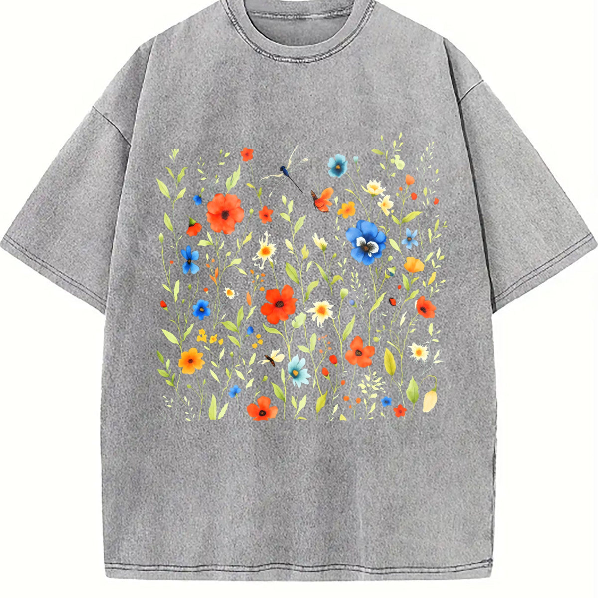 Pressed Flowers Vintage Washed T-Shirt product image 5