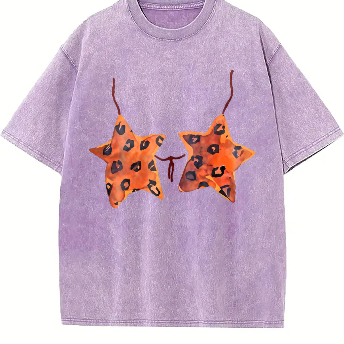 Leopard Star Vintage Washed T-Shirt product image 6