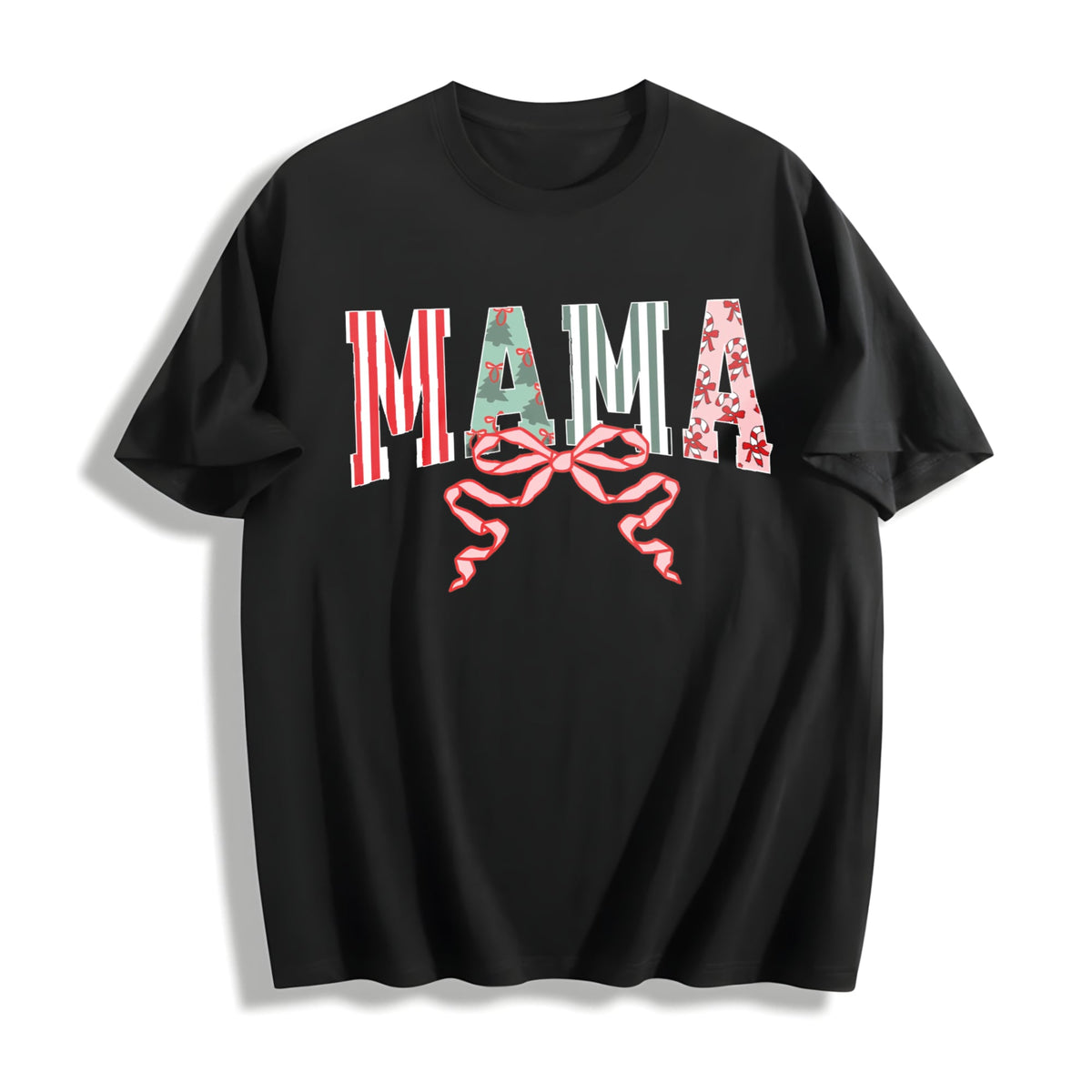 Christmas Mama Cotton T-Shirt product image 1