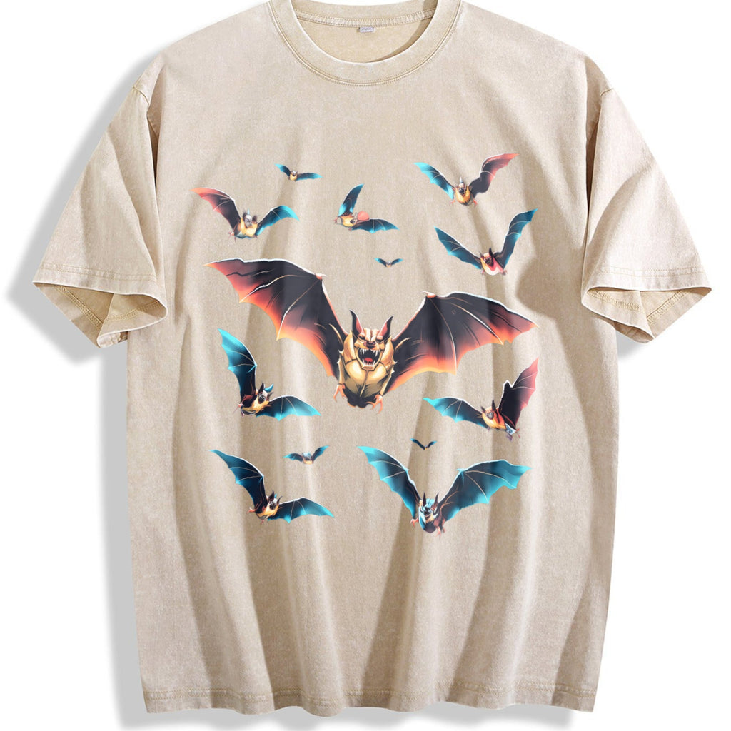 Bats Y2K Vintage Washed T-Shirt product image 1