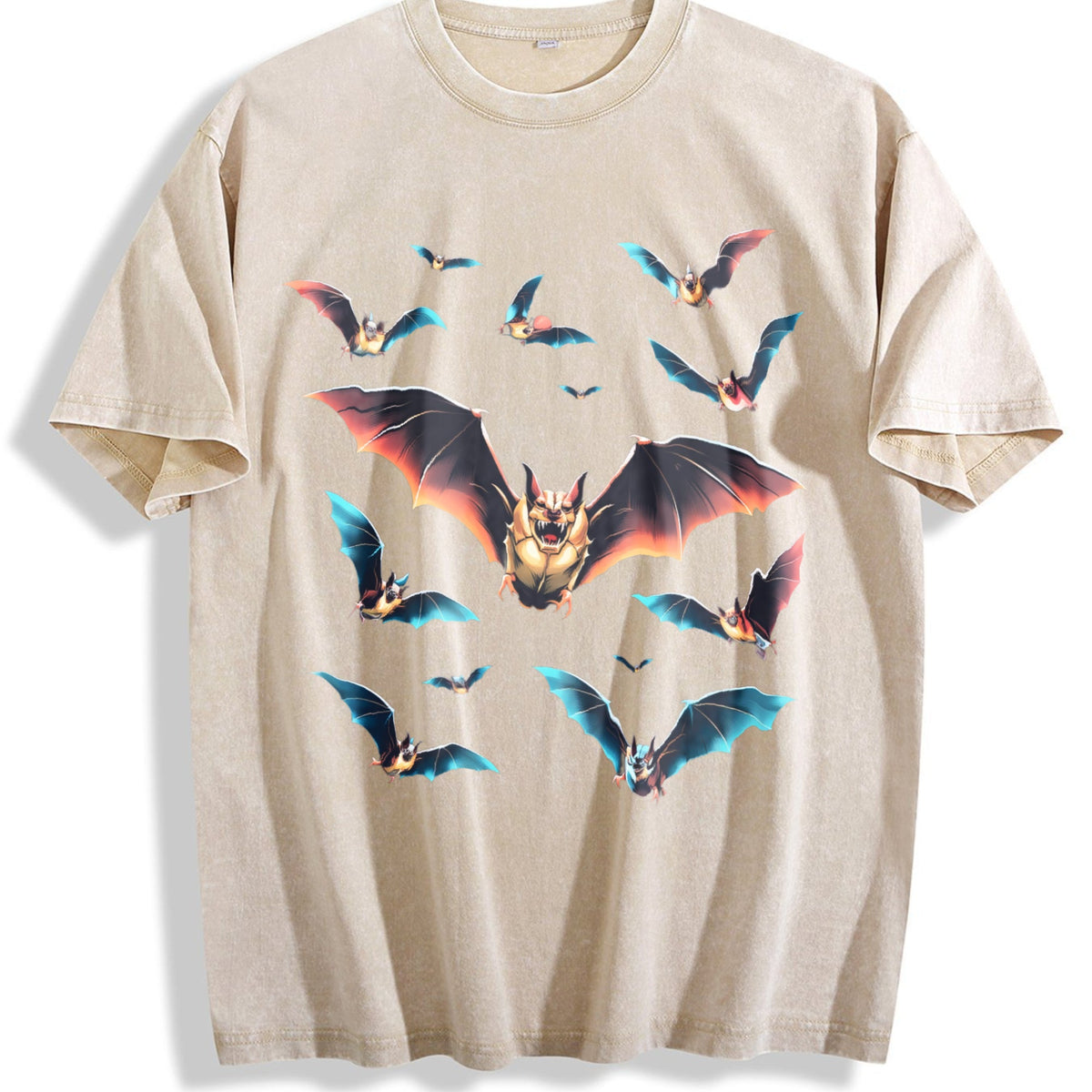 Bats Y2K Vintage Washed T-Shirt product image 1
