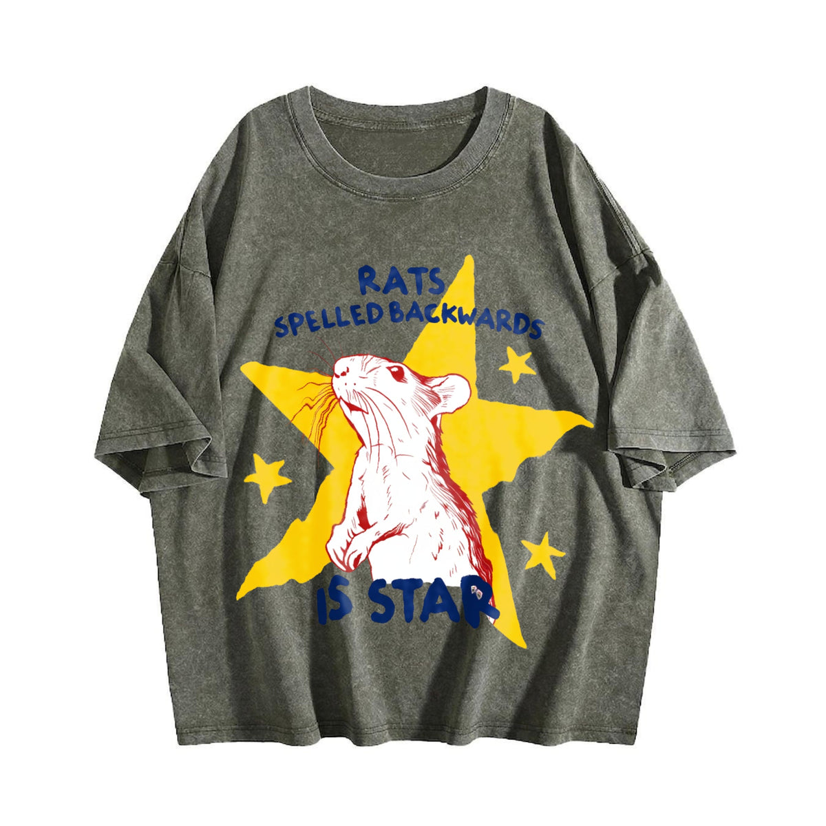 Funny Rat Pun - Meme Vintage Washed T-Shirt product image 4