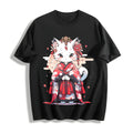 Animal Series : Cat In A Kimono Cotton T-Shirt product image 1