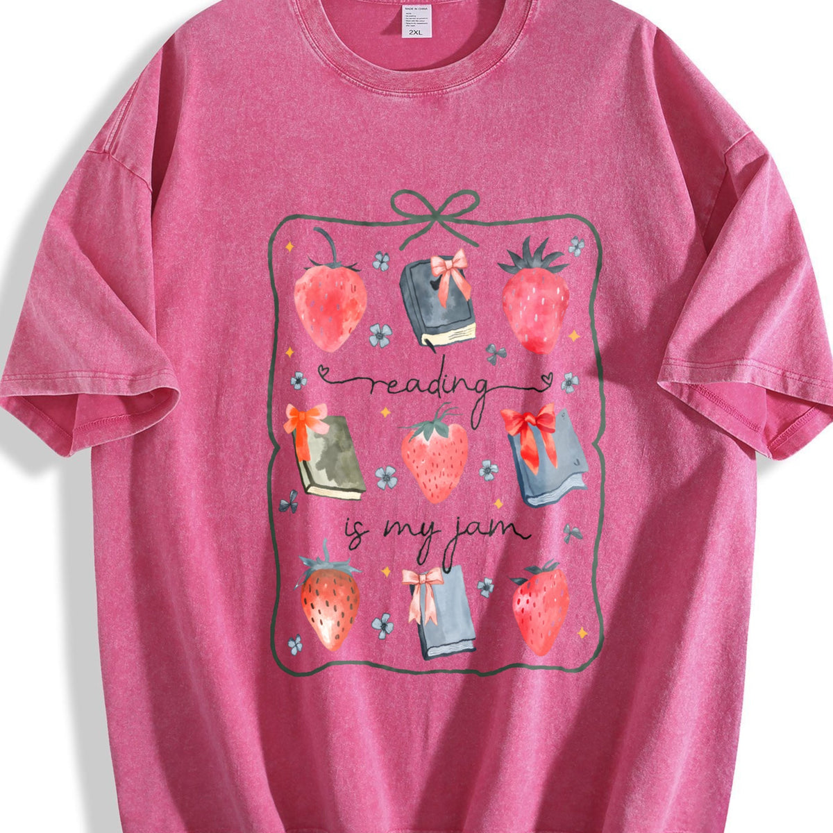 Reading Is My Jam St Patricks Vintage Washed T-Shirt product image 5
