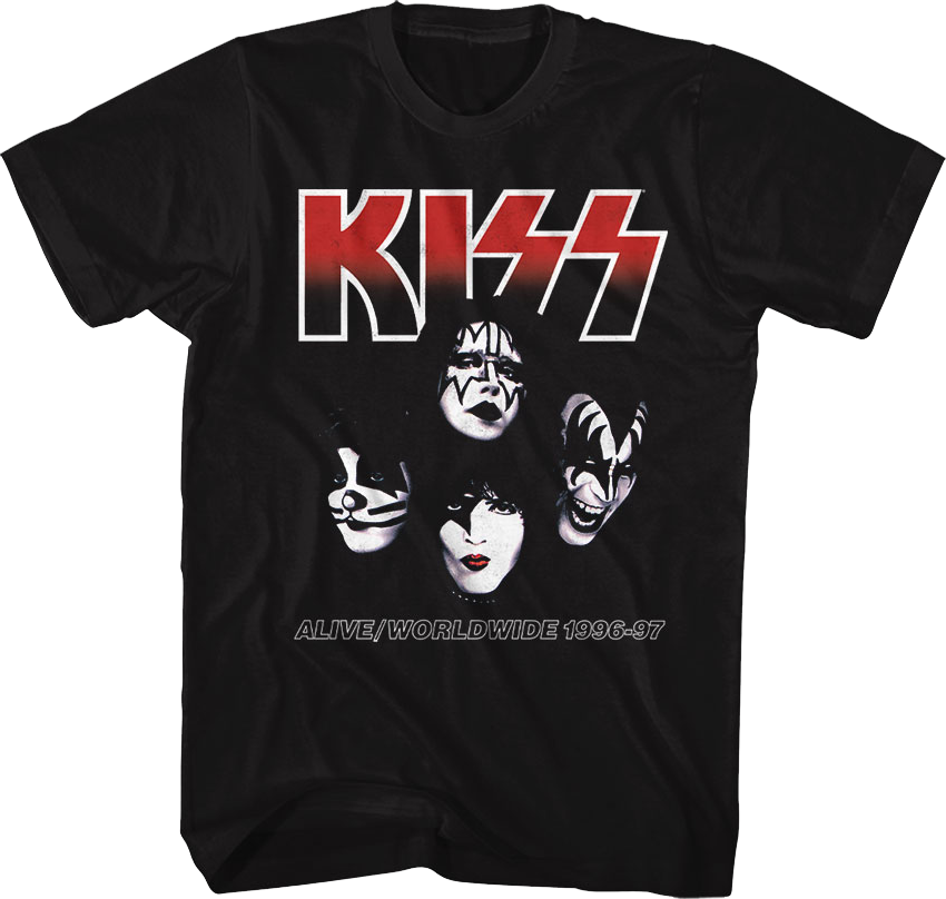 Alive/Worldwide 1996-97 KISS T-Shirt product image 1