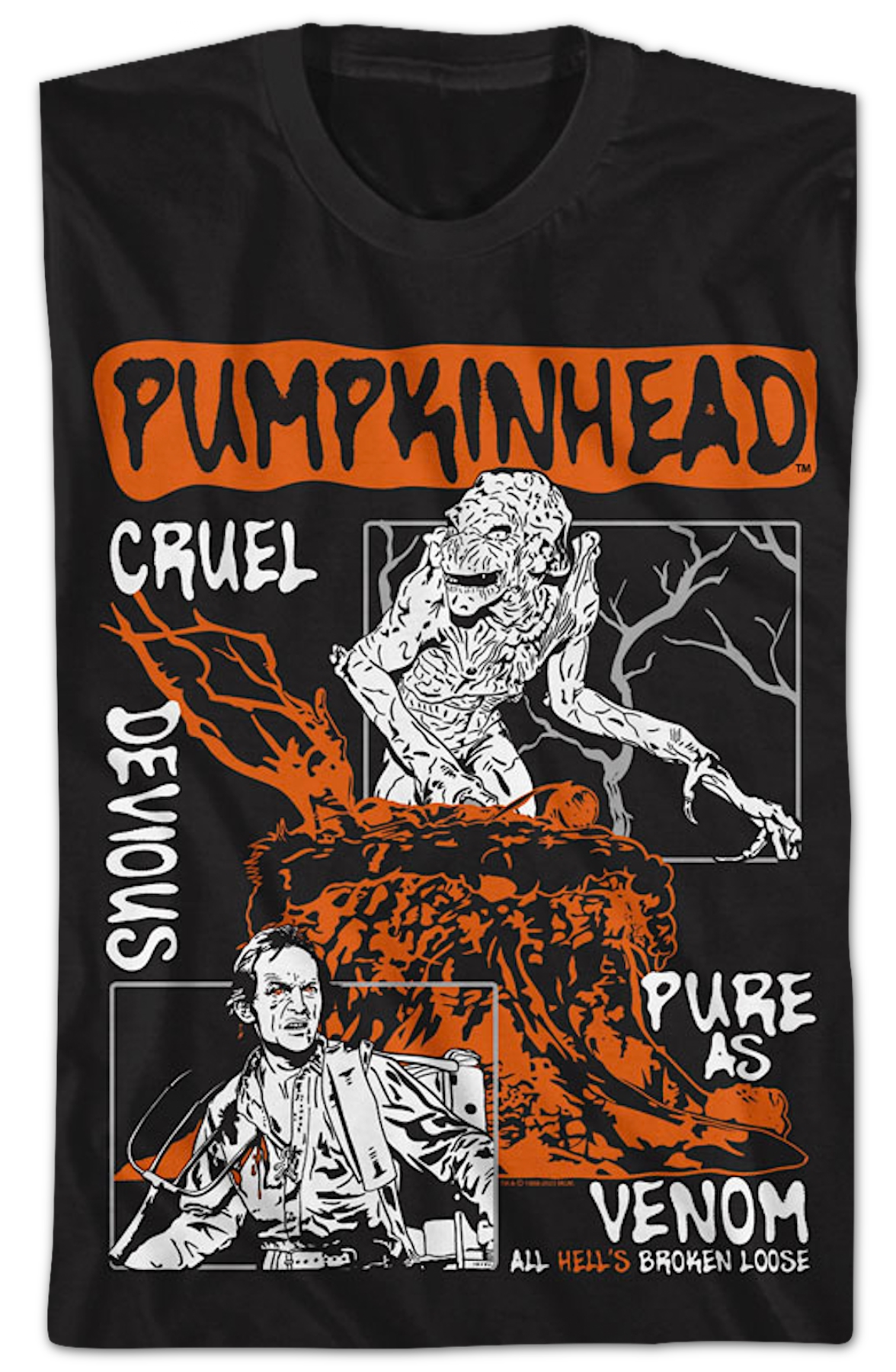 Illustrated Cruel Panels Pumpkinhead T-Shirt product image 2