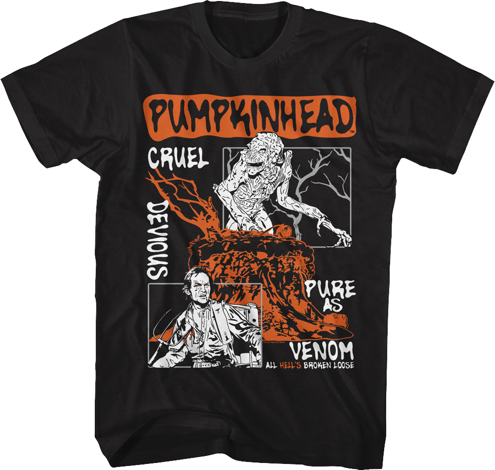 Illustrated Cruel Panels Pumpkinhead T-Shirt product image 1