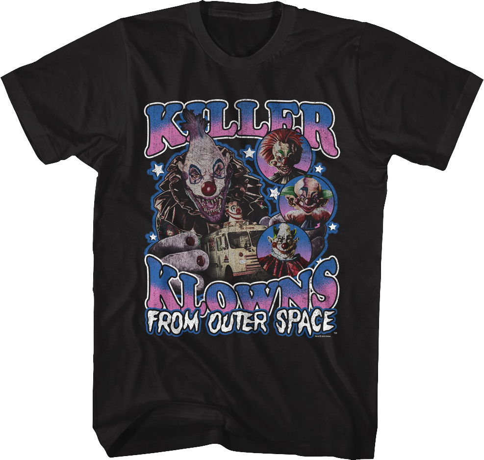All-Star Collage Killer Klowns From Outer Space T-Shirt product image 1