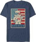 America Cares Bear Patriotic Pose Care Bears T-Shirt product image 1