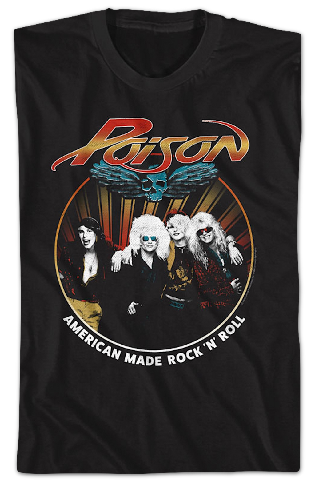 American Made Rock 'N' Roll Photo Poison T-Shirt product image 2