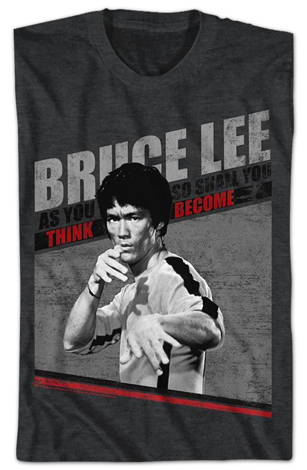 As You Think So Shall Become Bruce Lee T-Shirt product image 2
