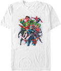 Avengers Team Action Poses Marvel Comics T-Shirt product image 1