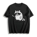 I Require Snacks Raccoon Funny Cotton T-Shirt product image 1