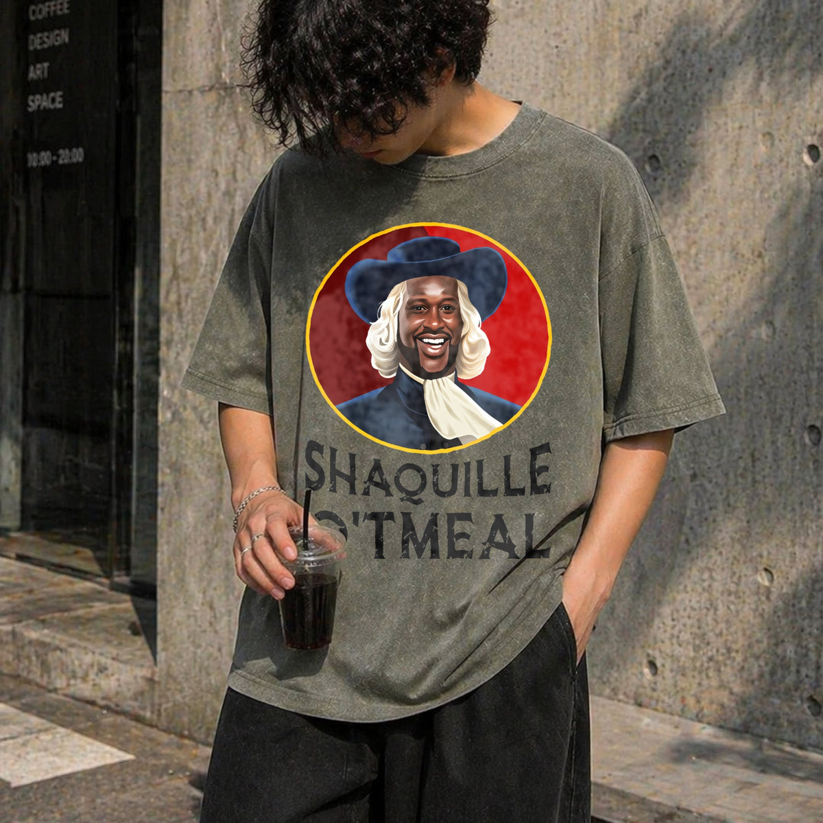 Shaquille O'tmeal Vintage Washed T-Shirt product image 4