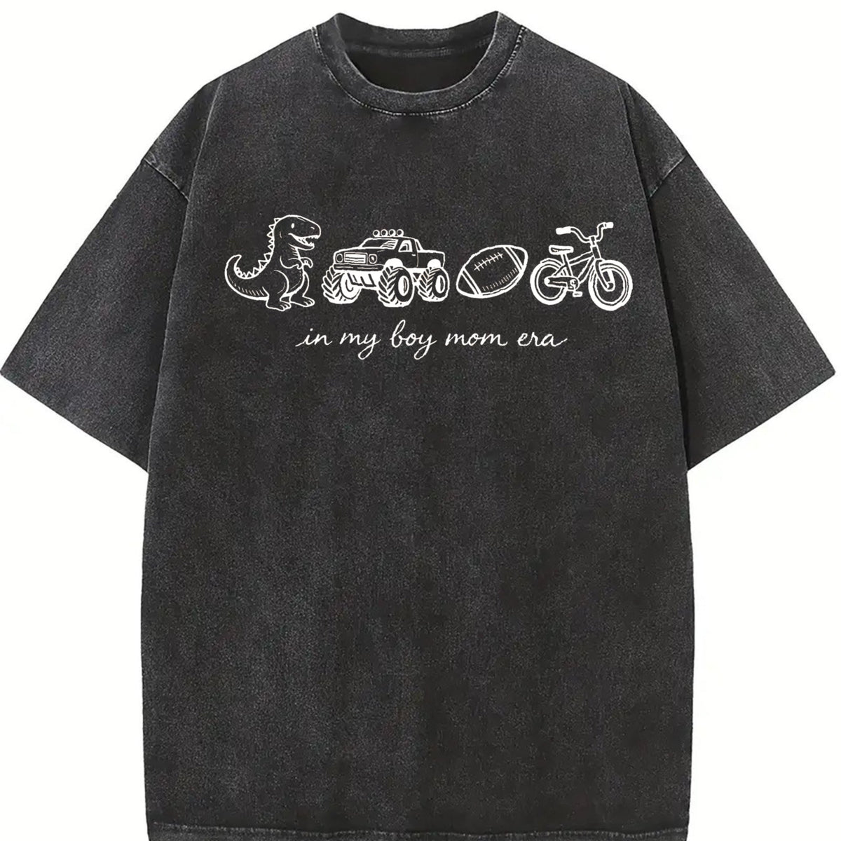 Boy Mom Era Vintage Washed T-Shirt product image 2