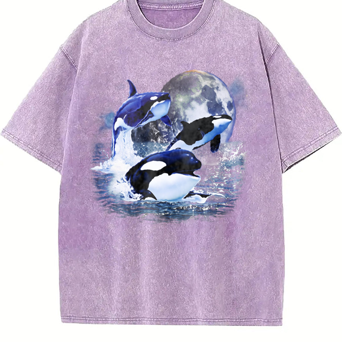 Three Orcas 90s Vintage Washed T-Shirt product image 6