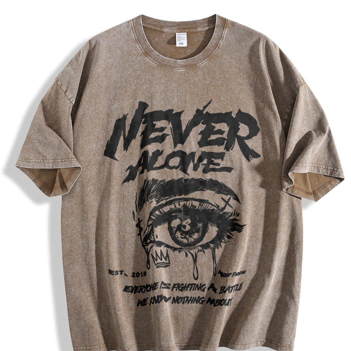 Never Alone Money Eye Symbol Dollar Sign Eyes Vintage product image 3