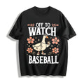 Off To Watch Baseball Goose Funny Silly Cotton T-Shirt product image 1