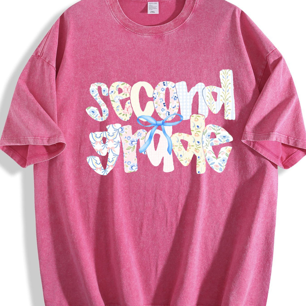 Second Grade Teacher Vintage Washed T-Shirt product image 5