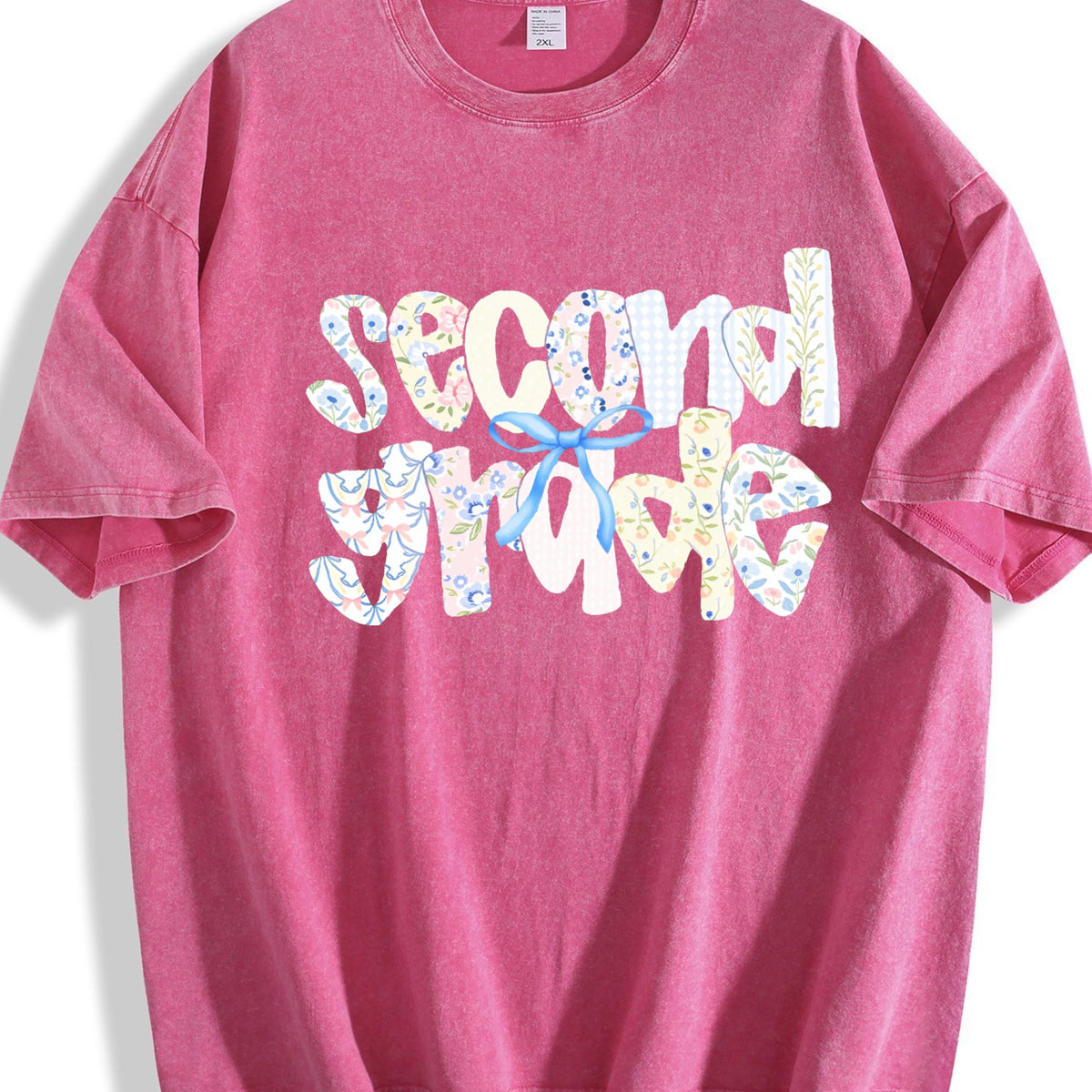 Second Grade Teacher Vintage Washed T-Shirt product image 5