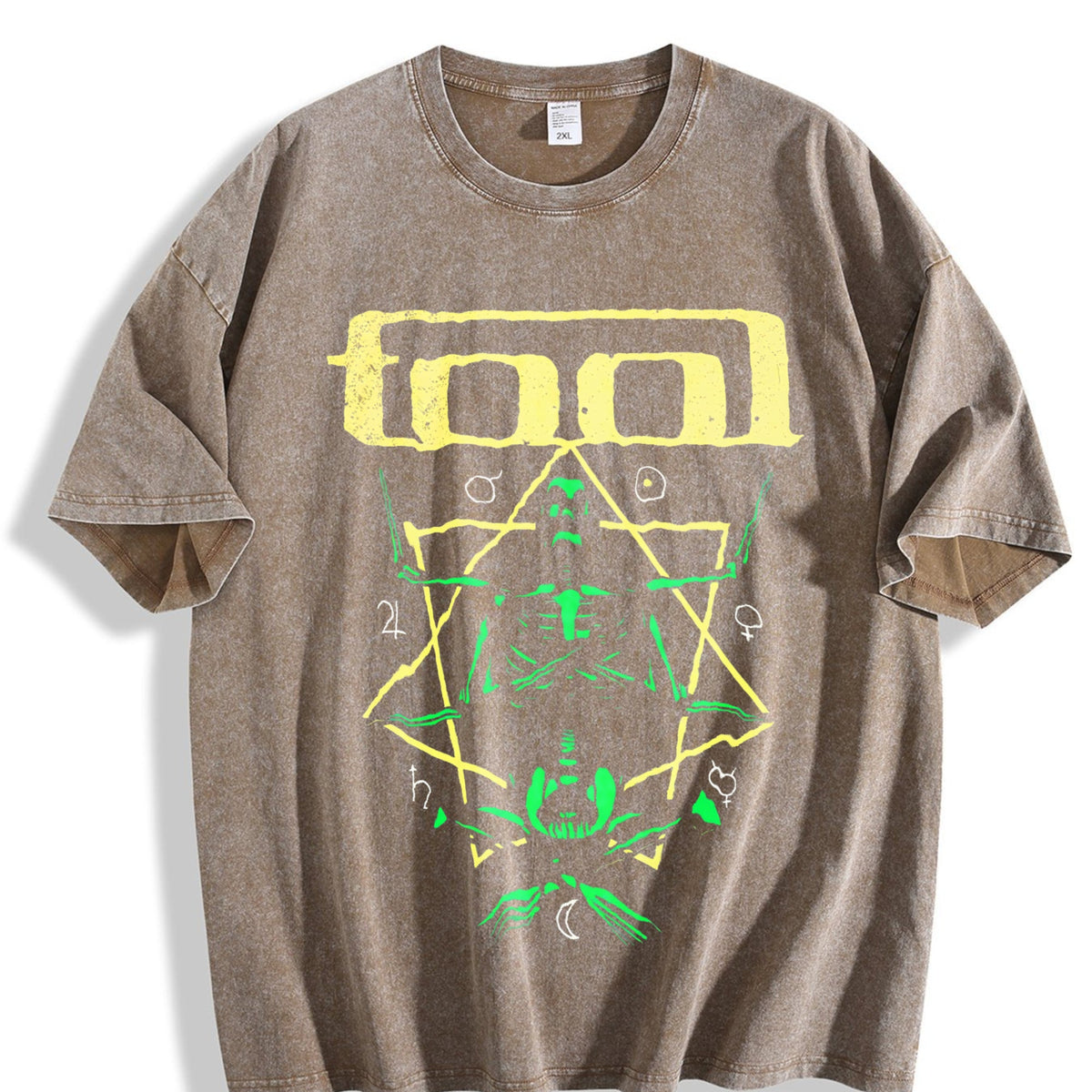 Ewh Rock Tool Band Theme Vintage Washed T-Shirt product image 3