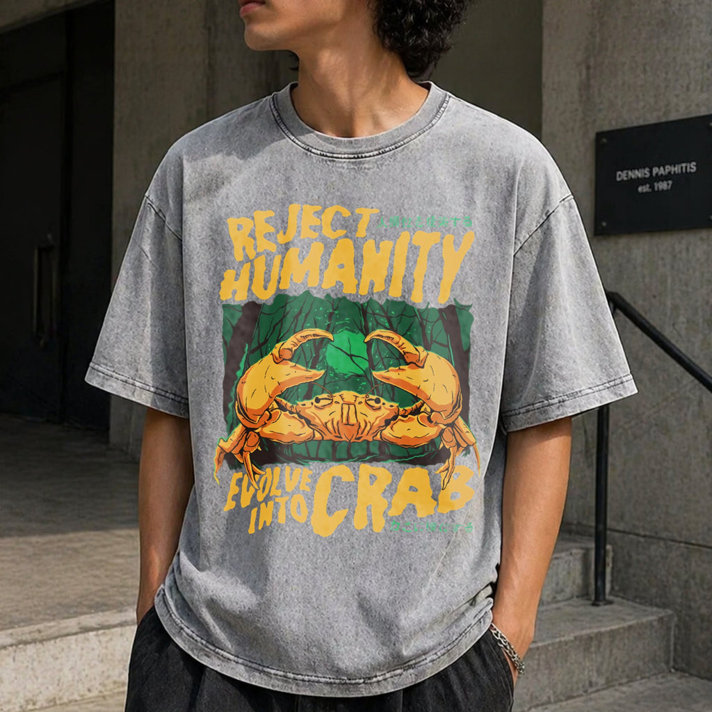 Reject Humanity Crab Vintage Washed T-Shirt product image 5