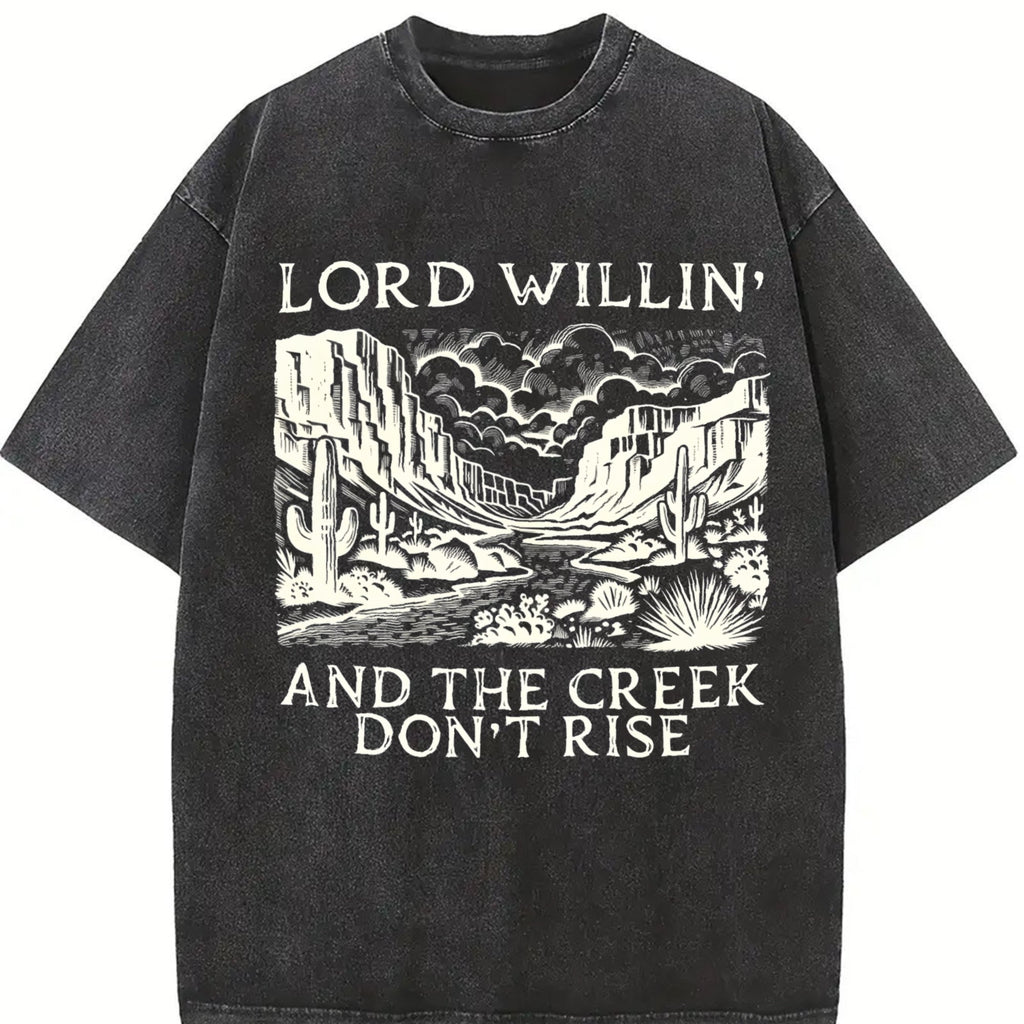 Desert Scenery Vintage Washed T-Shirt product image 2