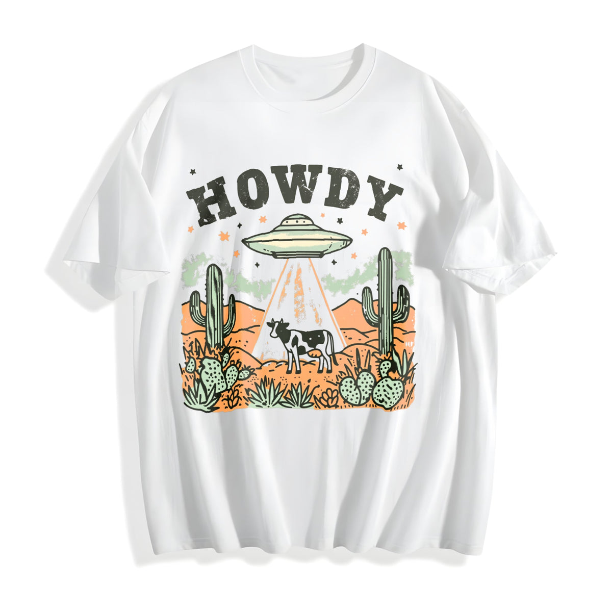 Howdy UFO Western Cow Cowboy 90s Desert Cactus Y2K Farm product image 2