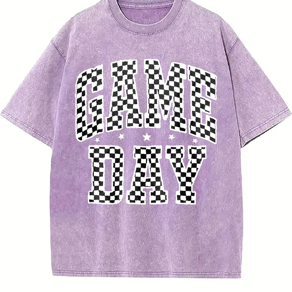 Football - Checkered With Logos Vintage Washed T-Shirt product image 6