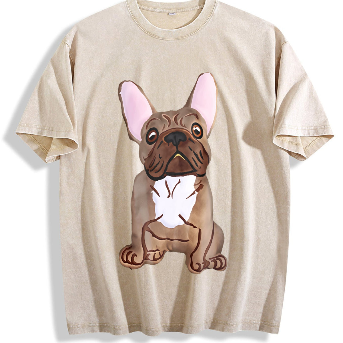 French Bulldog Vintage Washed T-Shirt product image 1
