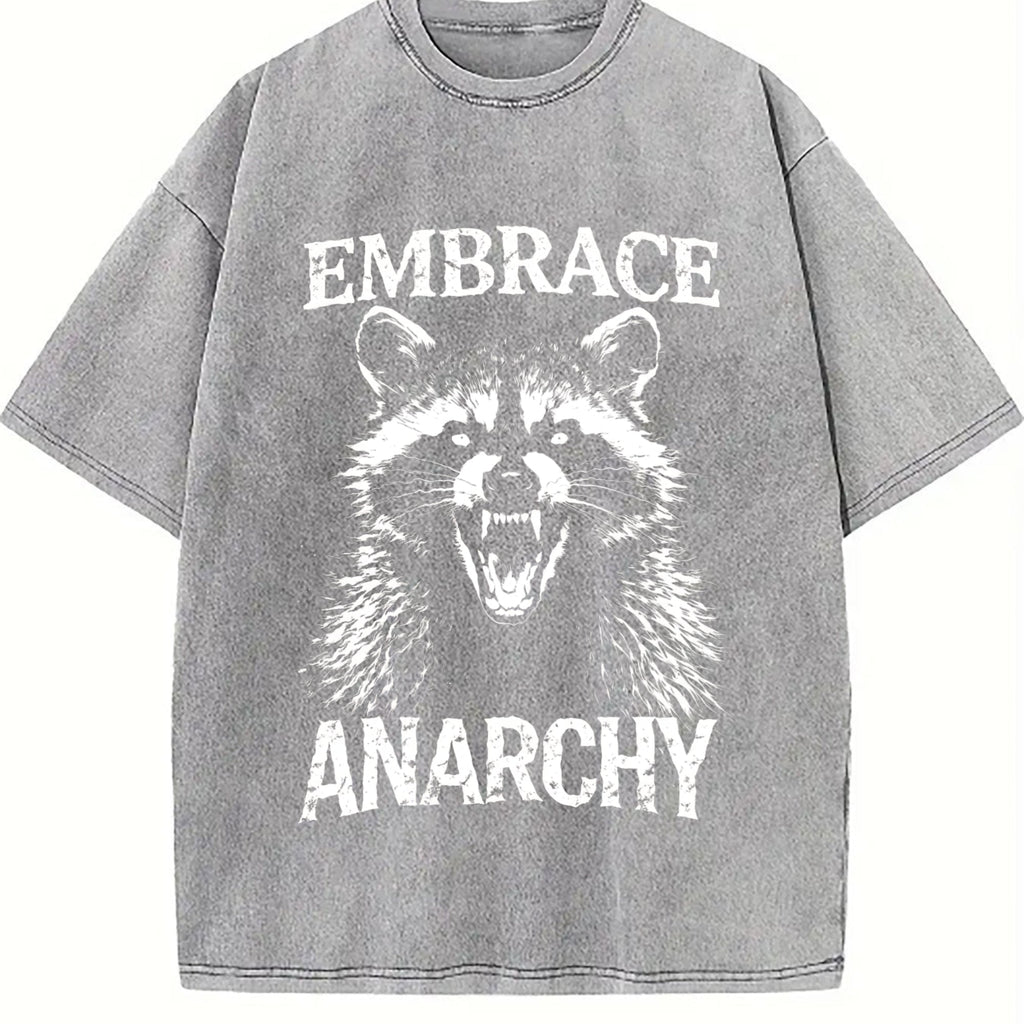 Embrace Anarchy Raccoon Vintage Washed T-Shirt product image 5