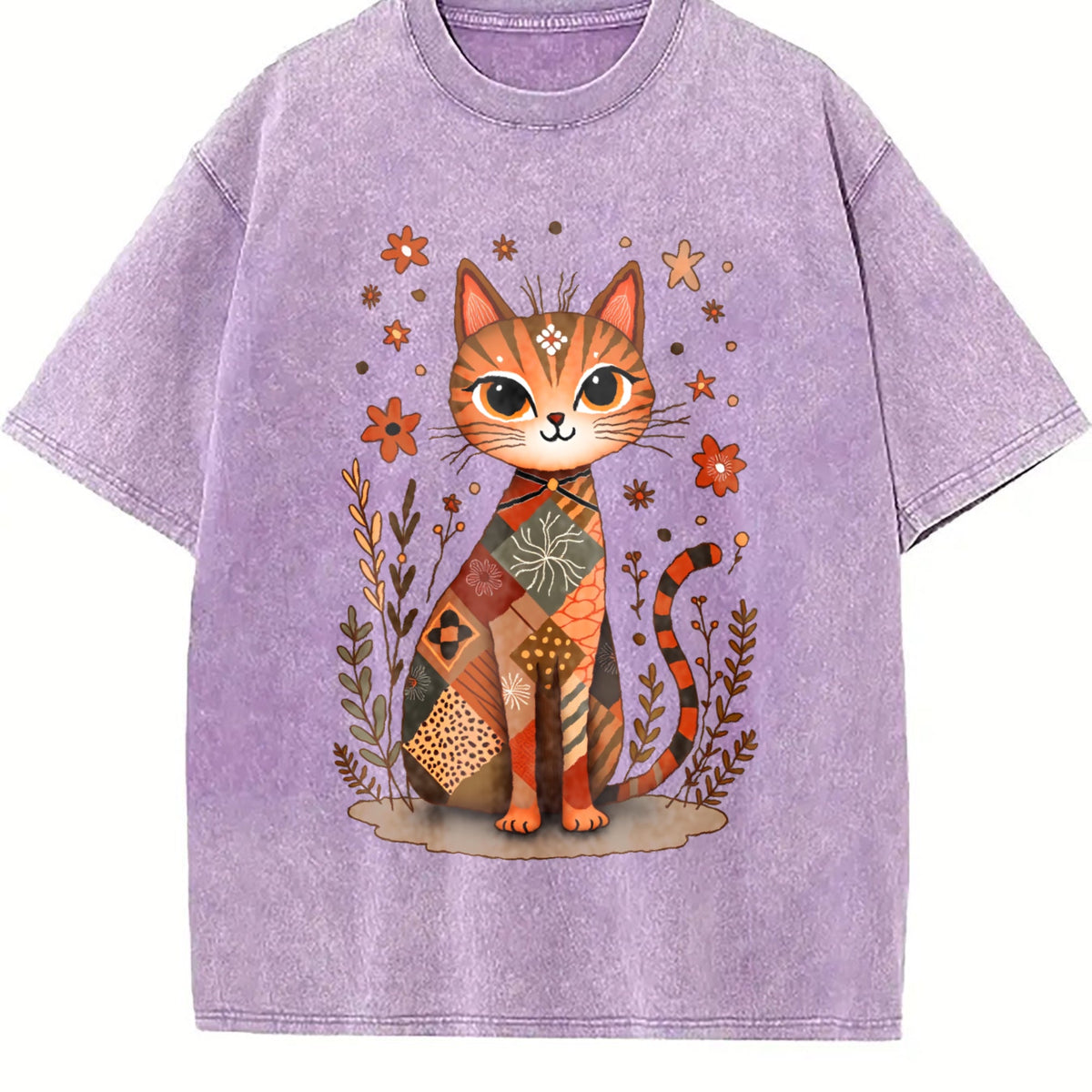 Cat - Stretch Vintage Washed T-Shirt product image 6